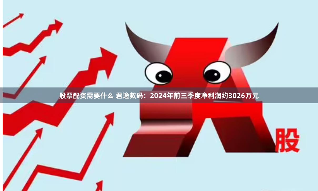 股票配资需要什么 君逸数码：2024年前三季度净利润约3026万元