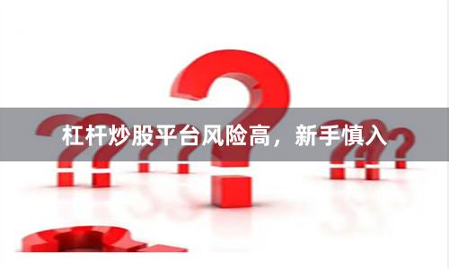 杠杆炒股平台风险高，新手慎入